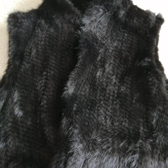 black vest from fox with two pockets and collar - Picture 4 of 4